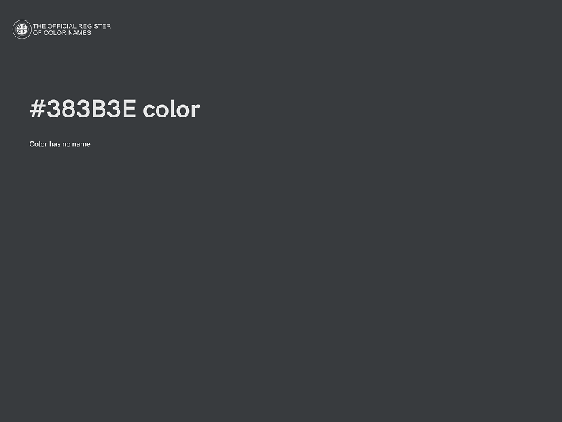 #383B3E color image