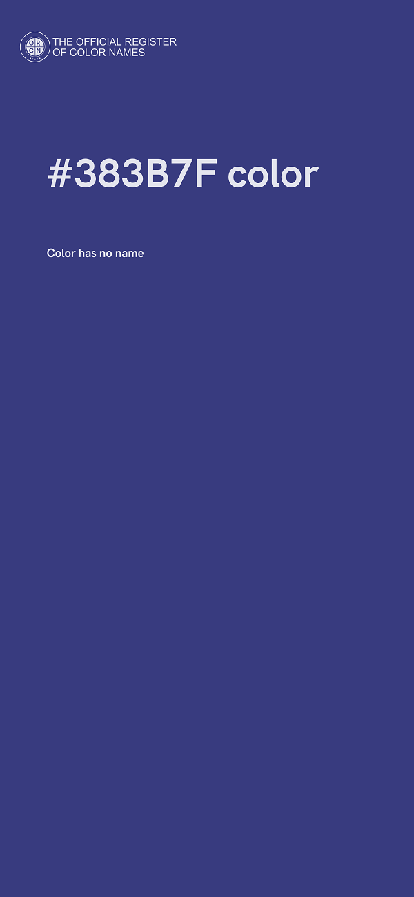 #383B7F color image