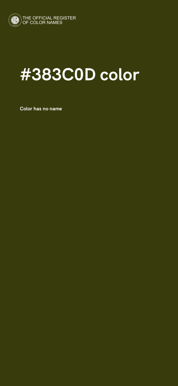 #383C0D color image