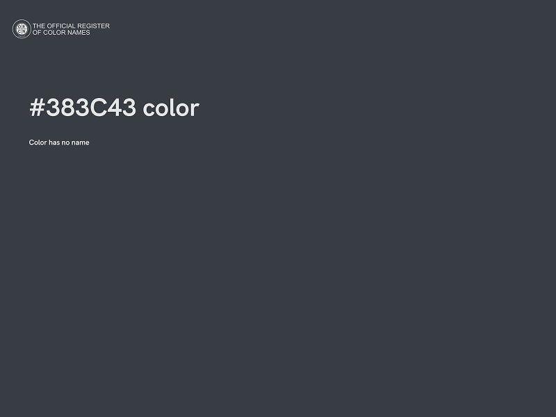 #383C43 color image