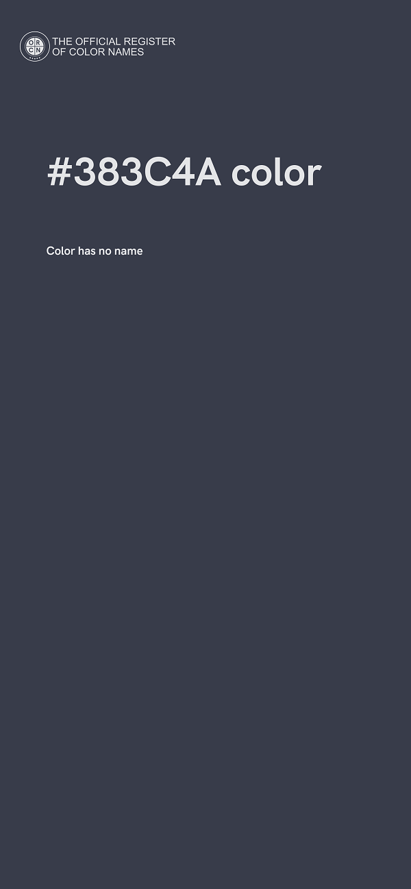 #383C4A color image