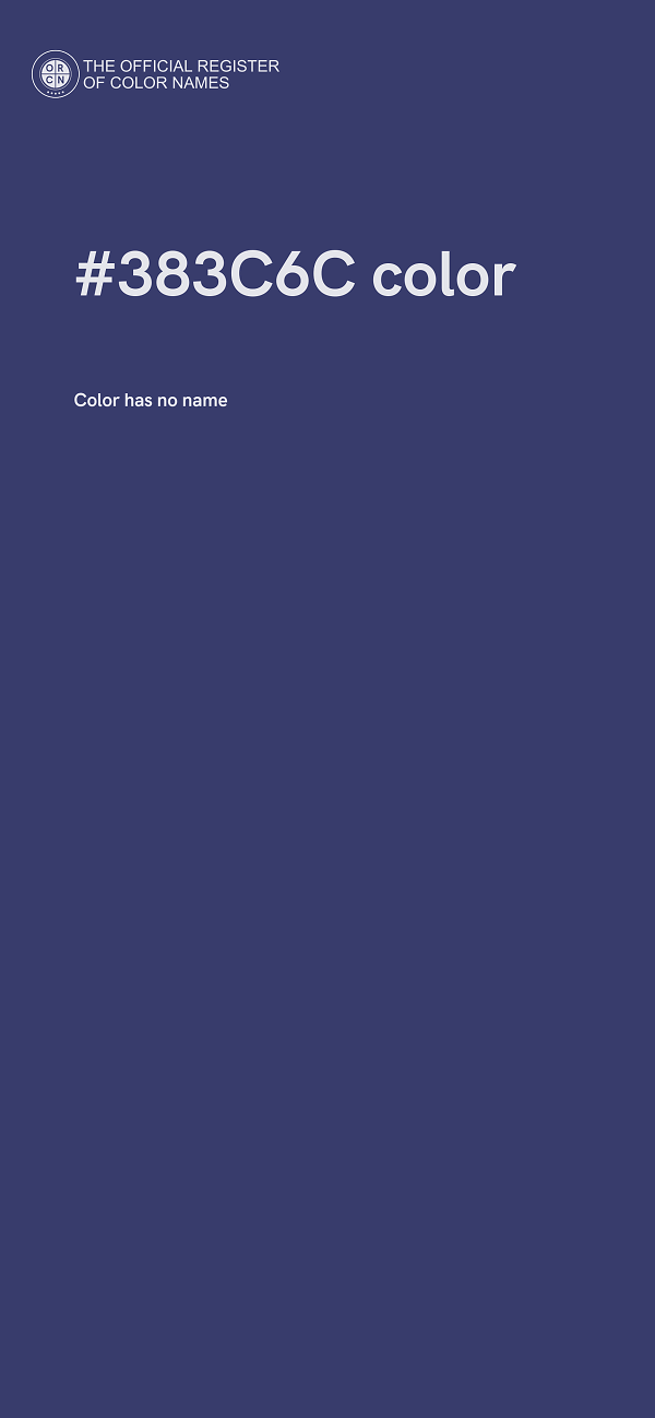 #383C6C color image