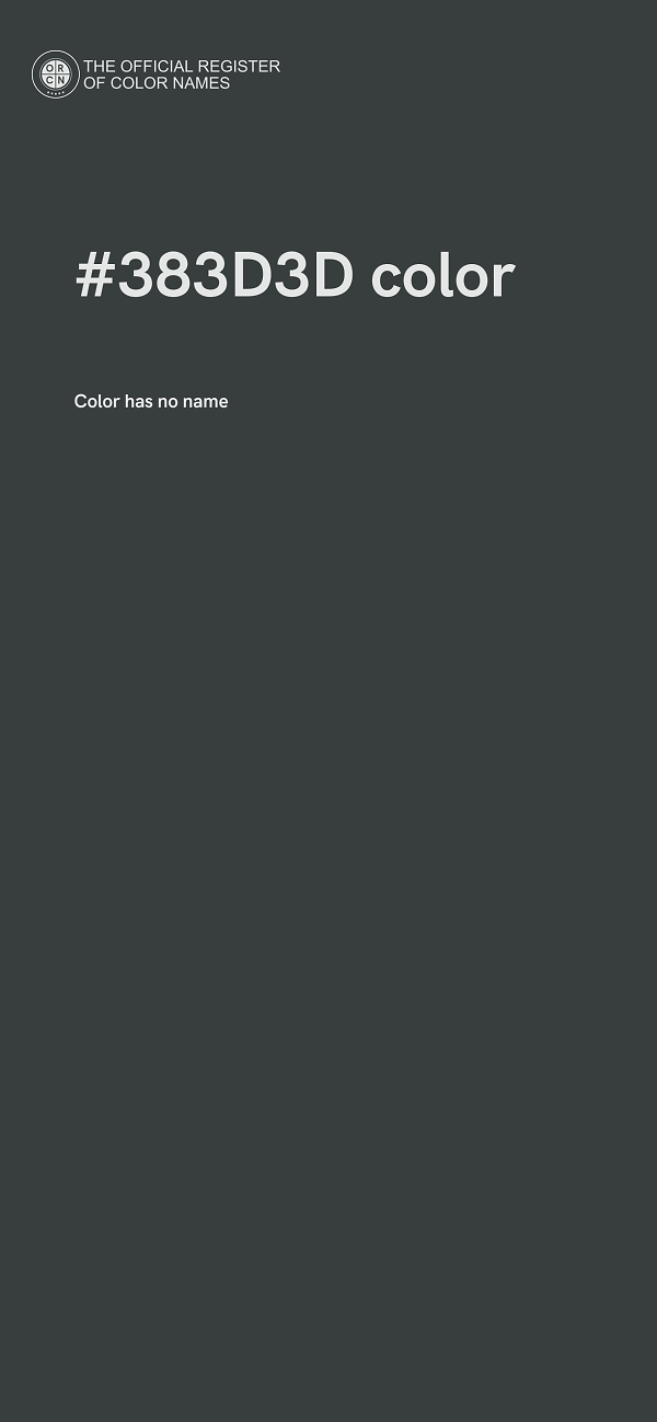 #383D3D color image