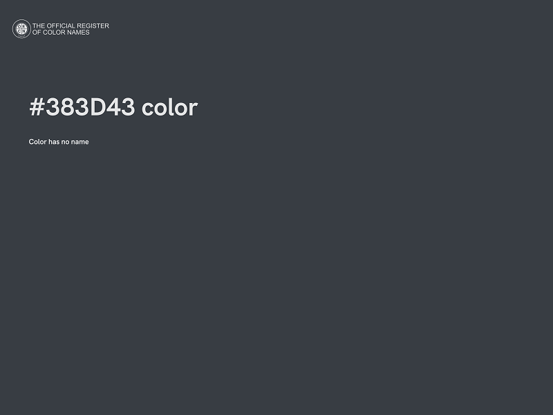 #383D43 color image