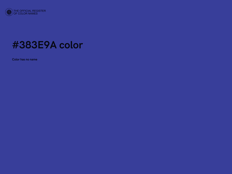 #383E9A color image