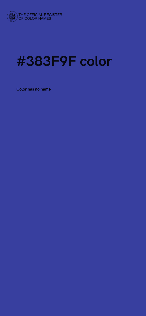 #383F9F color image