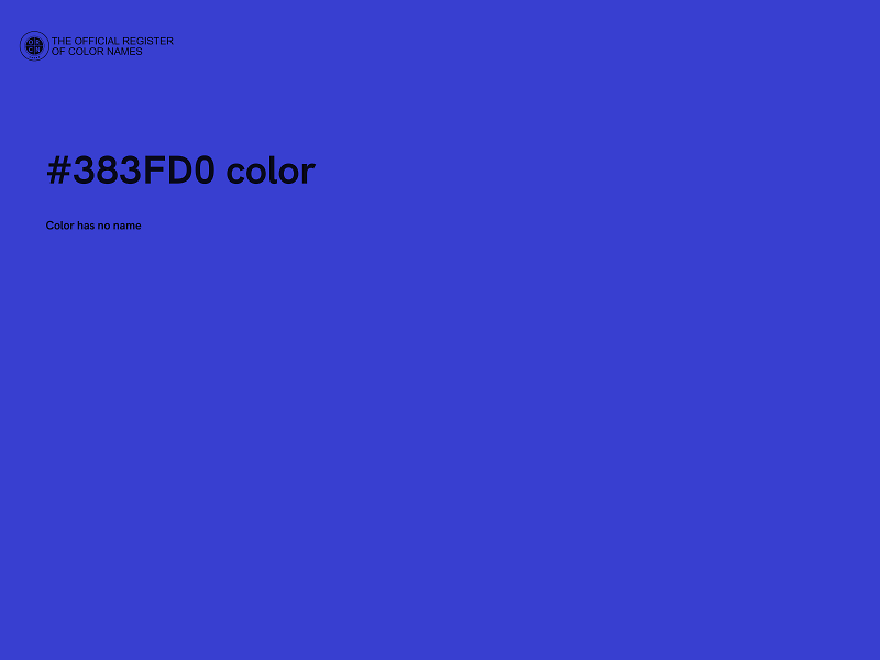 #383FD0 color image