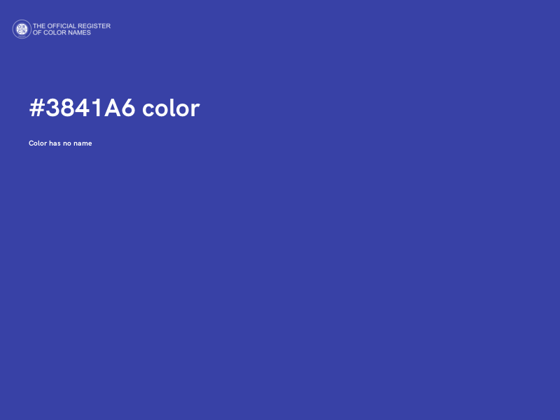 #3841A6 color image
