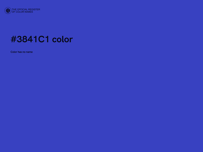 #3841C1 color image