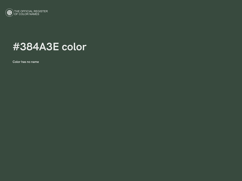 #384A3E color image