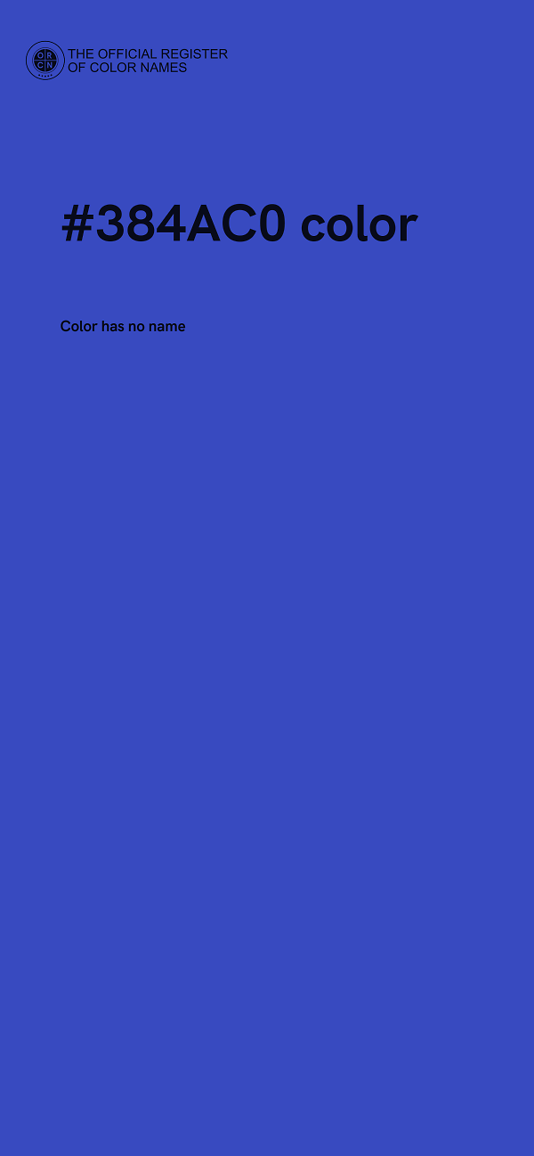 #384AC0 color image