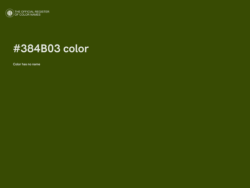 #384B03 color image