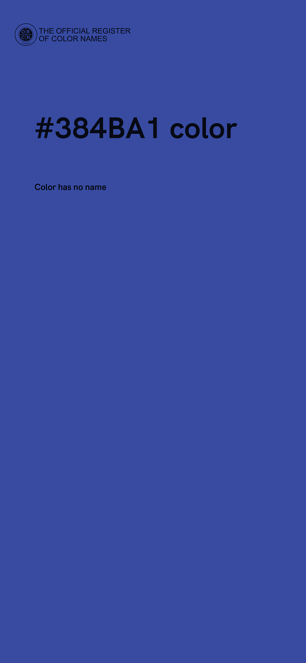 #384BA1 color image