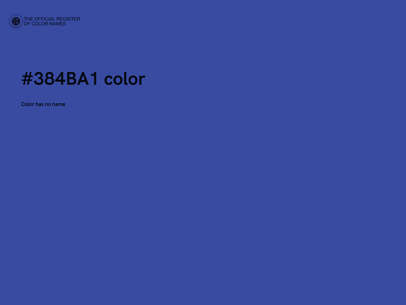 #384BA1 color image