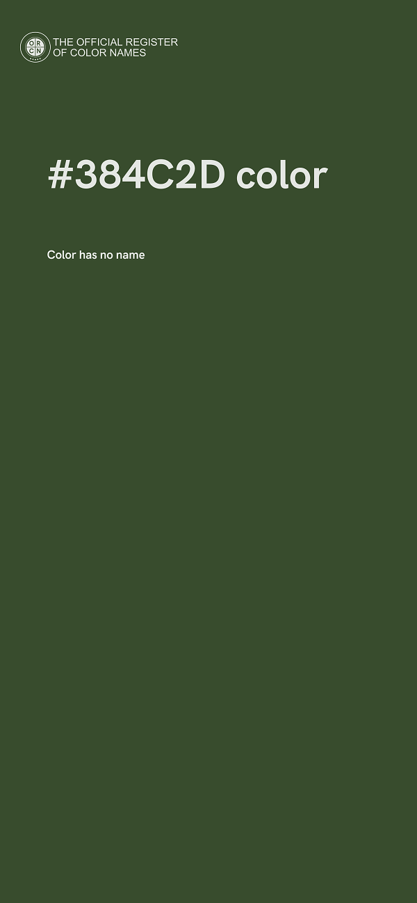 #384C2D color image