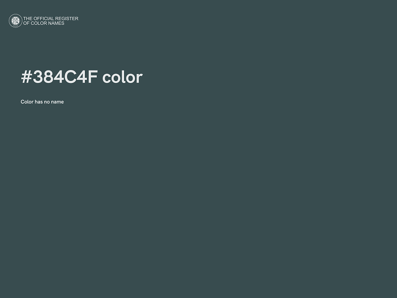 #384C4F color image