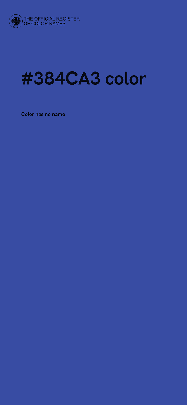 #384CA3 color image