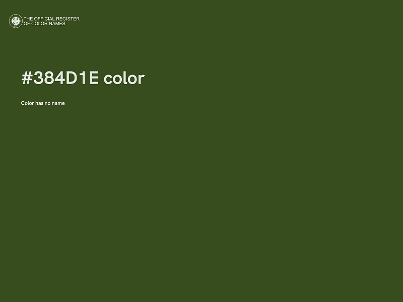 #384D1E color image