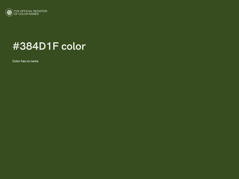 #384D1F color image