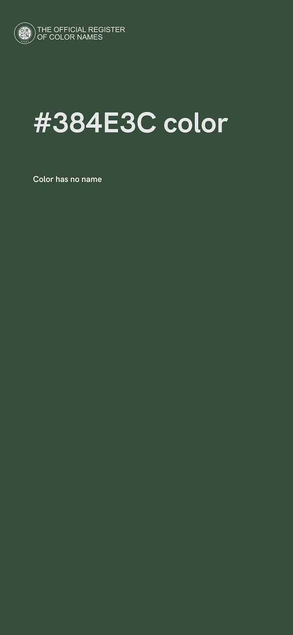 #384E3C color image