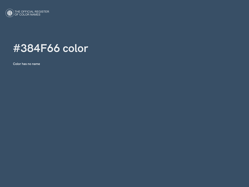 #384F66 color image