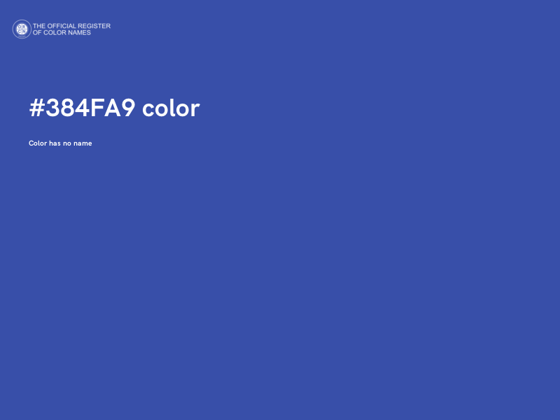 #384FA9 color image