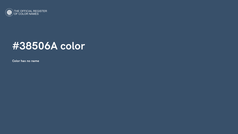 #38506A color image