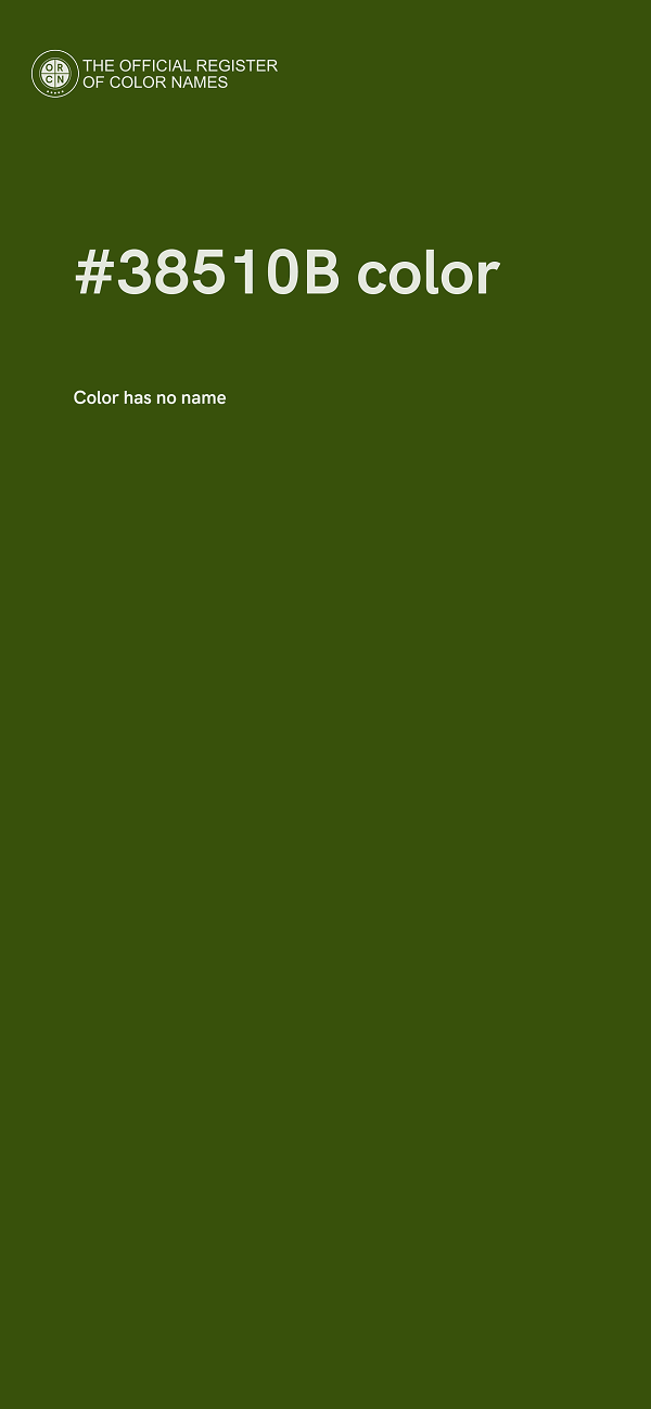 #38510B color image