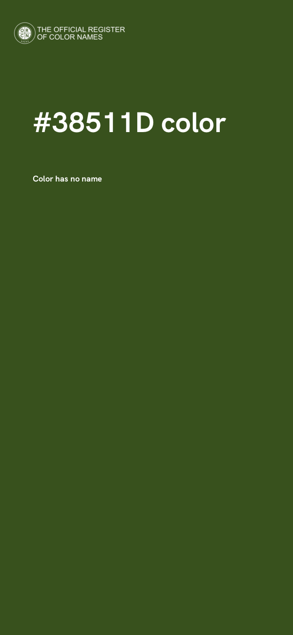 #38511D color image