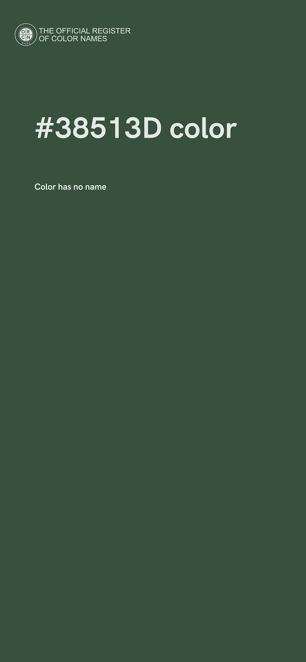 #38513D color image
