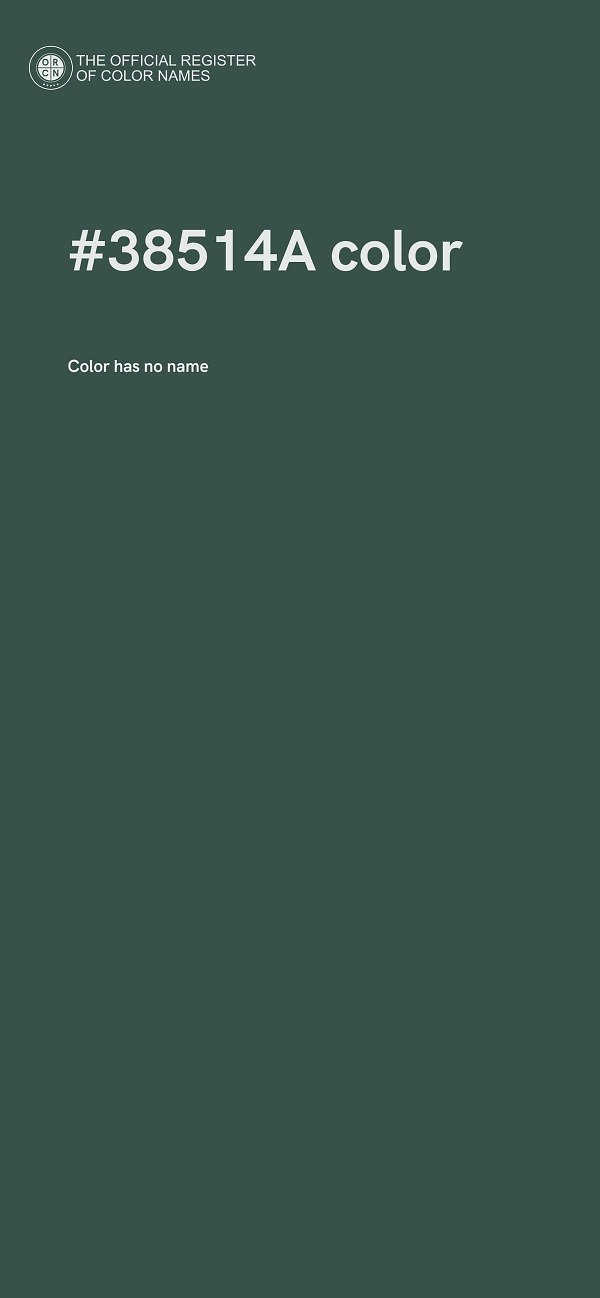 #38514A color image