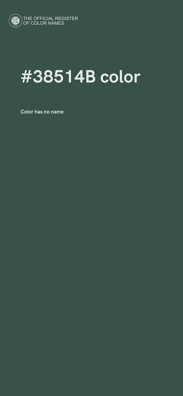 #38514B color image