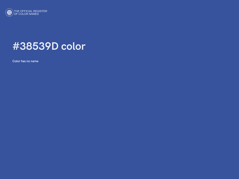 #38539D color image