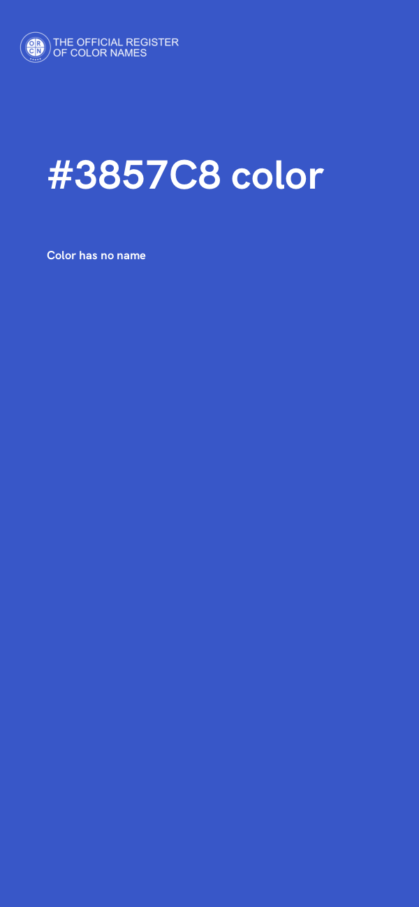 #3857C8 color image