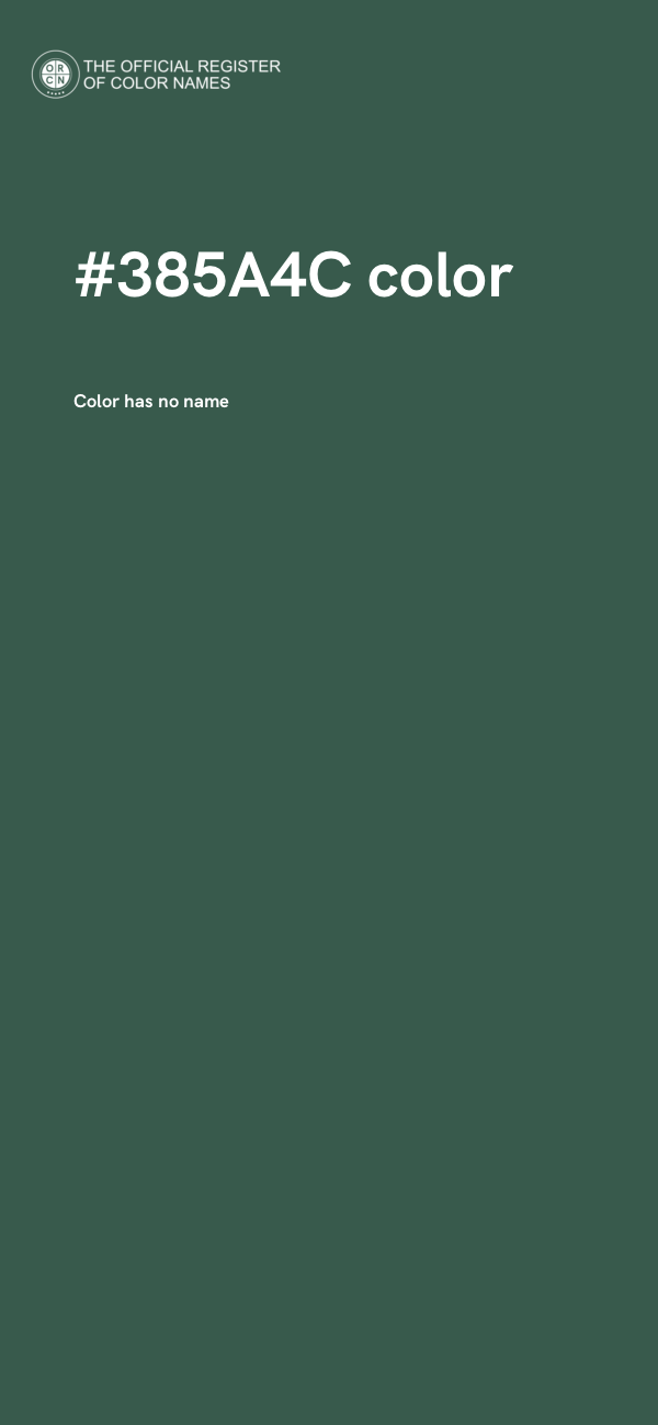 #385A4C color image