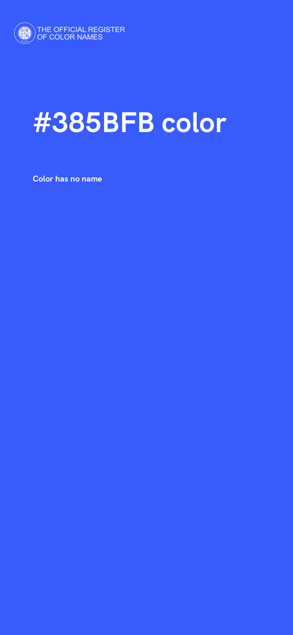 #385BFB color image