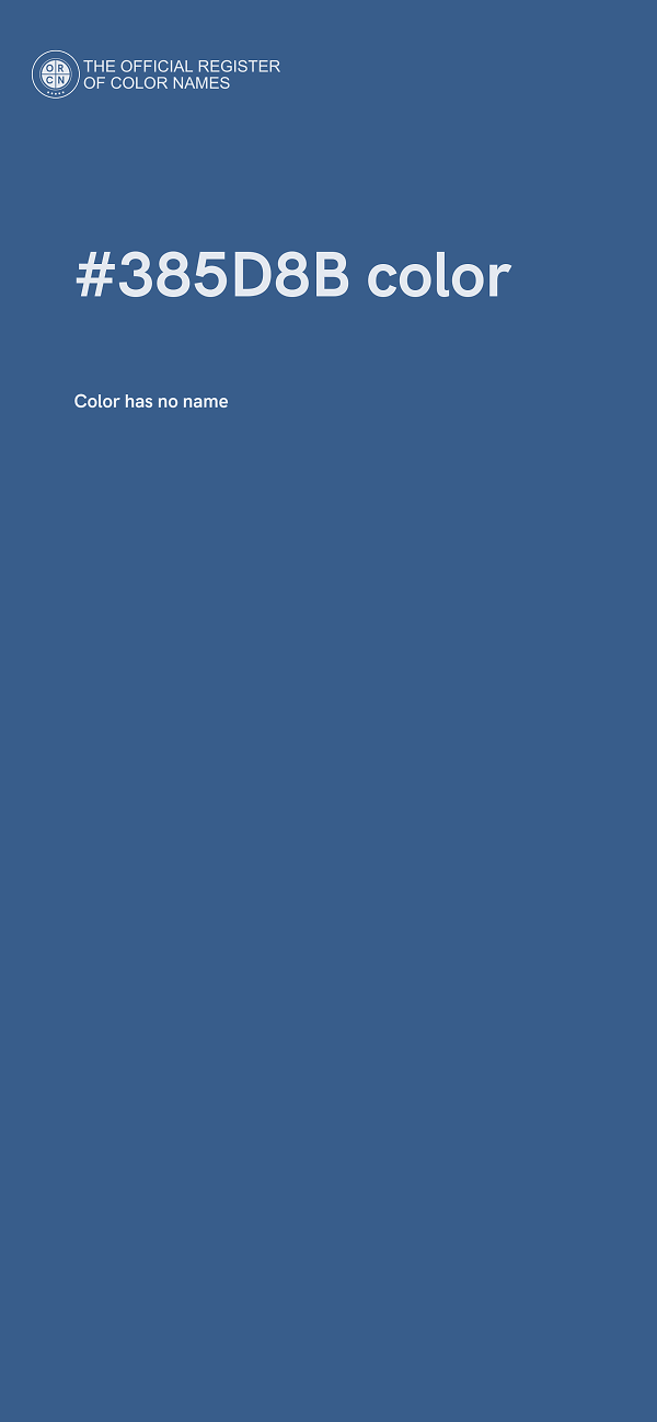 #385D8B color image