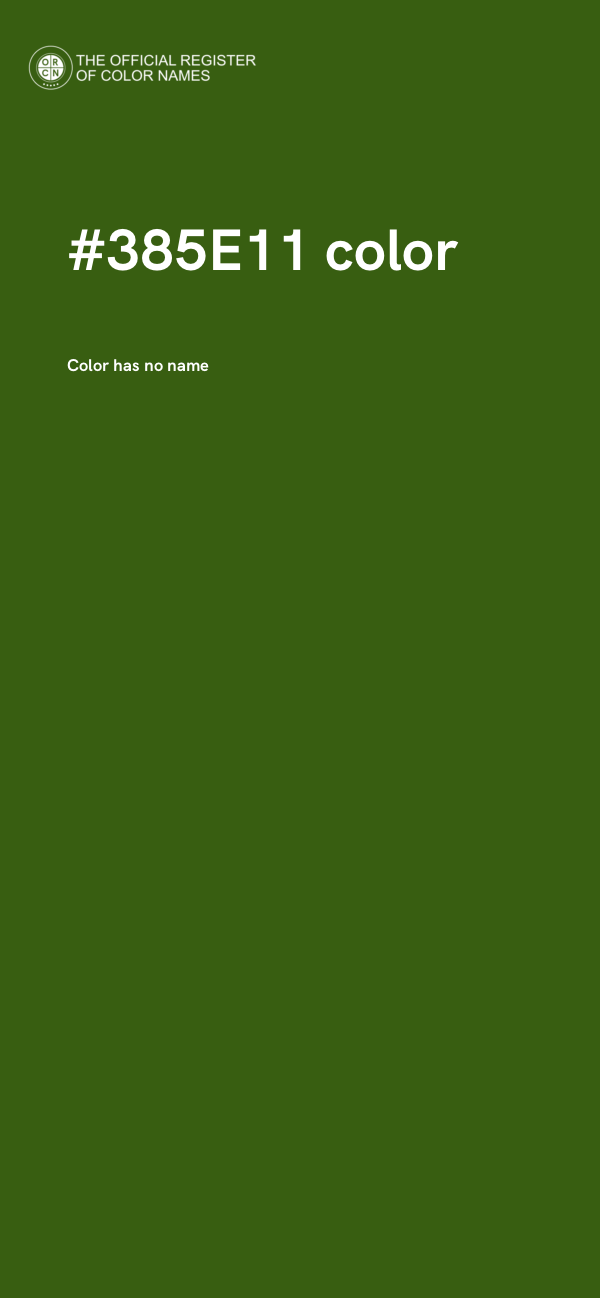 #385E11 color image