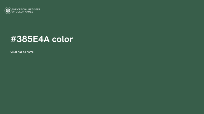 #385E4A color image