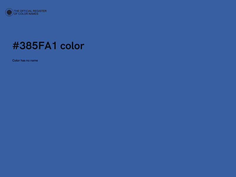 #385FA1 color image