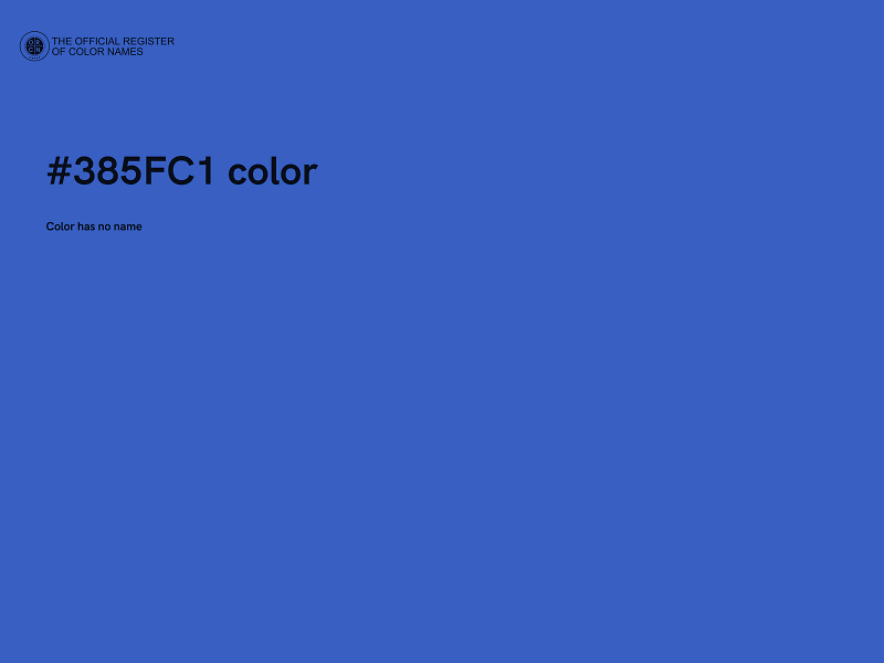 #385FC1 color image