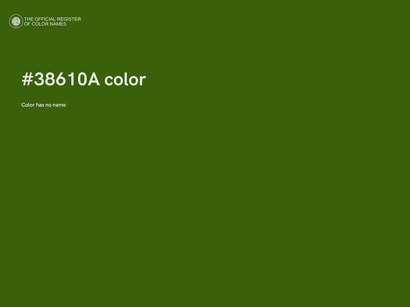 #38610A color image
