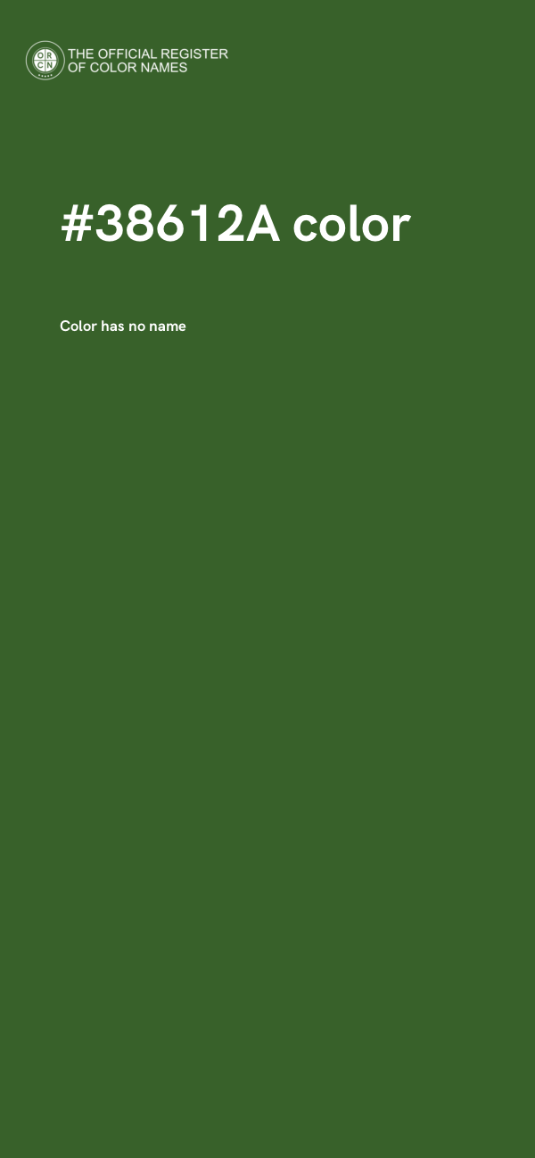 #38612A color image
