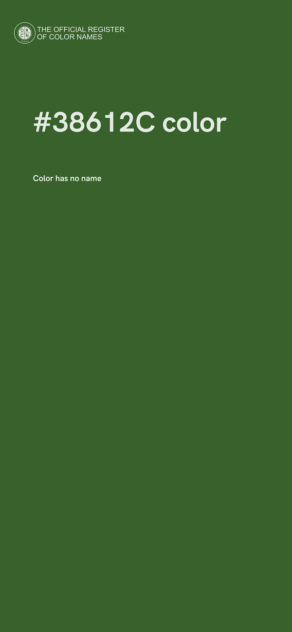 #38612C color image