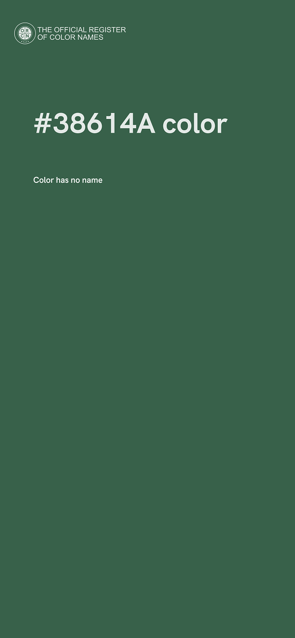 #38614A color image