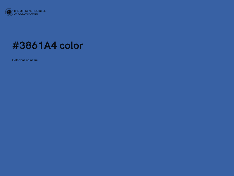 #3861A4 color image
