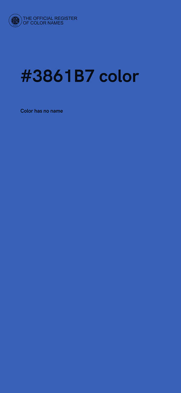#3861B7 color image