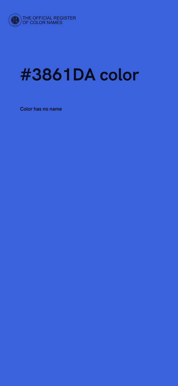 #3861DA color image