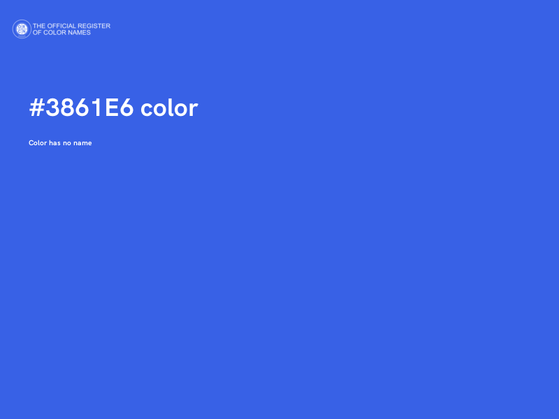 #3861E6 color image