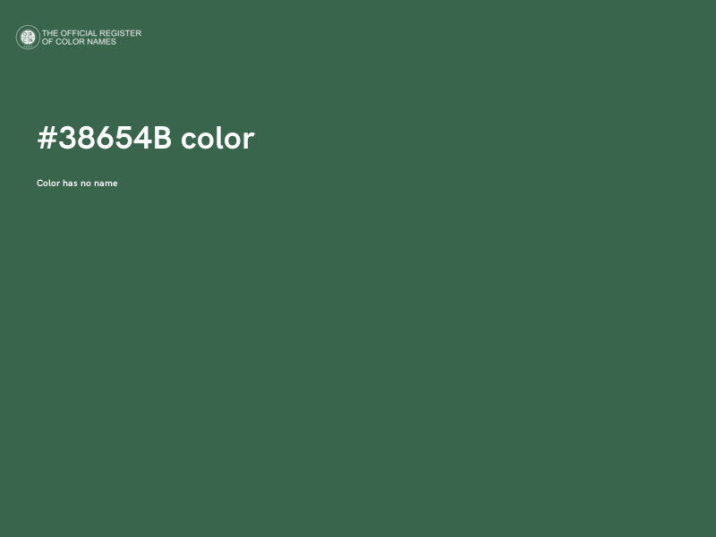 #38654B color image